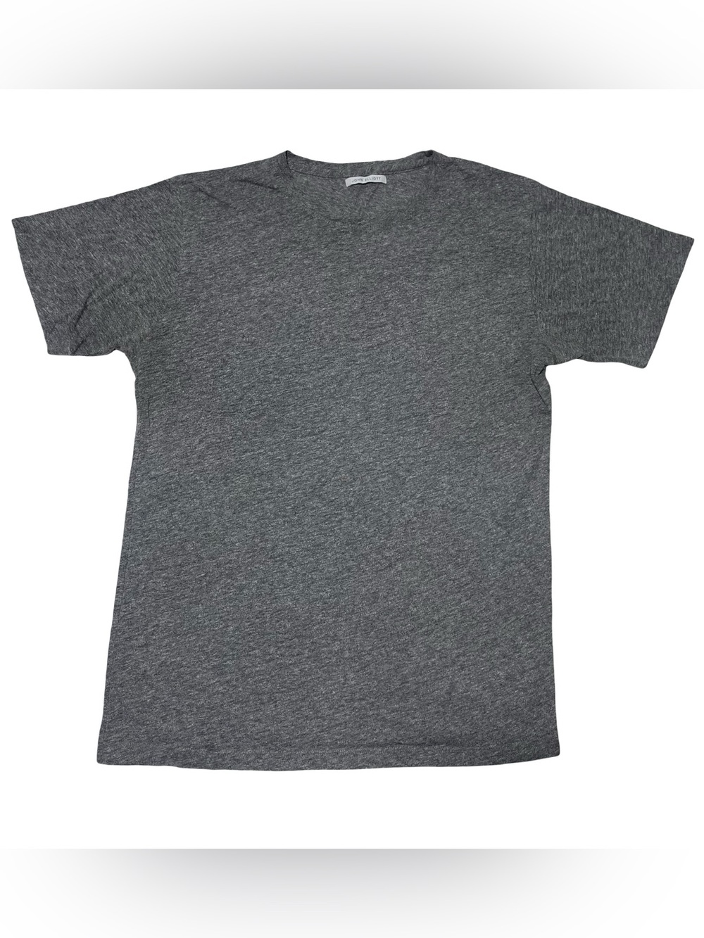 John Elliott Men's Slim Tee T-Shirt in 4 XL Heathered Gray Light